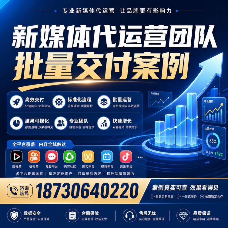 朝阳代运营公司多客户账号批量高效交付案例